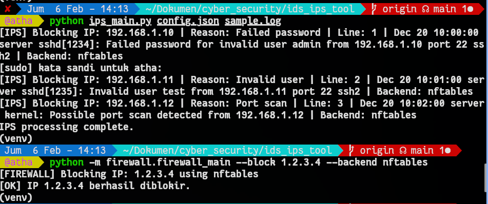 IDS-IPS Tool - Portofolio Bangkah